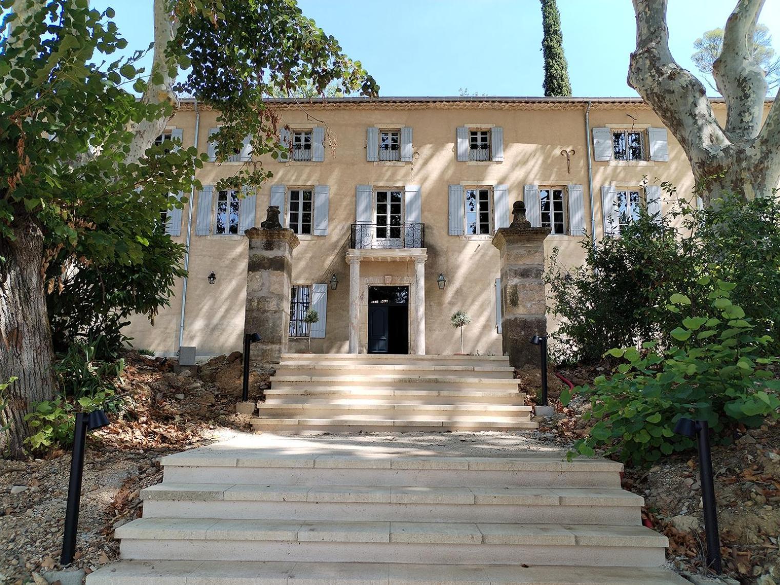 Chateau De L'Olivete Cornillon Buitenkant foto